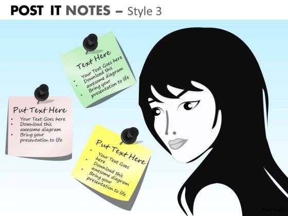 Business Framework Model Post It Notes Style 3 Marketing Diagram Business Framework Model Post It Notes Style 3 Marketing Diagram