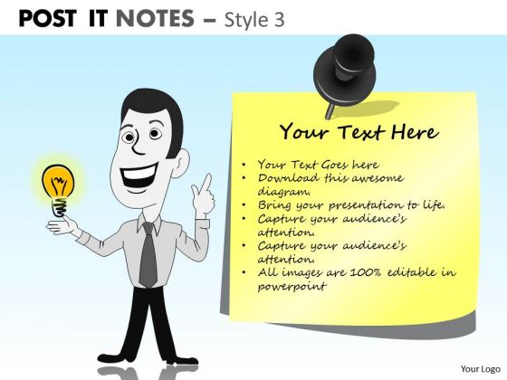 Business Framework Model Post It Notes Style 3 Strategy Diagram Business Framework Model Post It Notes Style 3 Strategy Diagram