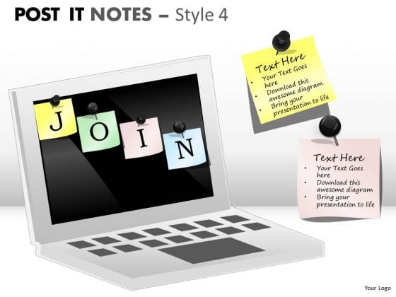 Business Framework Model Post It Notes Style Marketing Diagram Business Framework Model Post It Notes Style Marketing Diagram