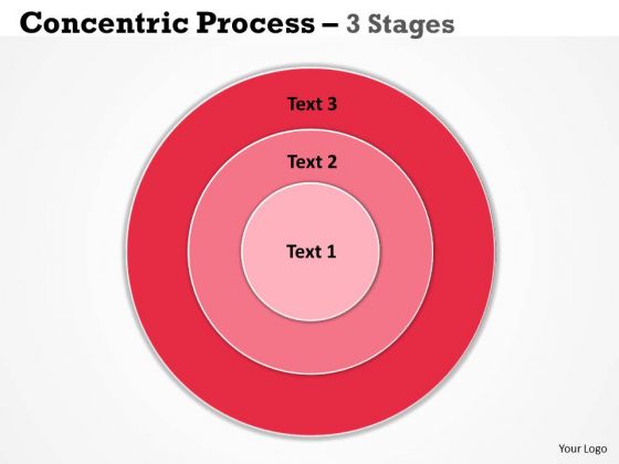 Business Framework Model Red Concentric Process 3 Stages Sales Diagram Business Framework Model Red Concentric Process 3 Stages Sales Diagram