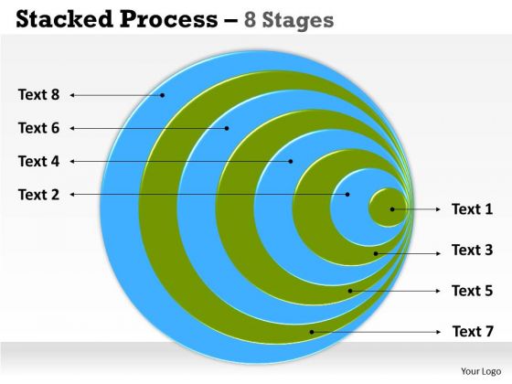 Business Framework Model Stacked Strategy Diagram