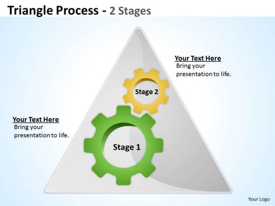 Business Framework Model Triangle Process 2 Stages Business Cycle Diagram Business Framework Model Triangle Process 2 Stages Business Cycle Diagram