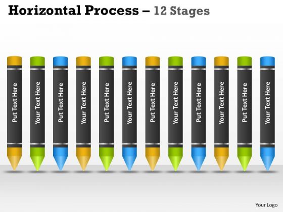 Business Framework Model Vertical Process 12 Stages Consulting Diagram