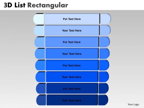 Consulting Diagram 3d Blue List Rectangular Style Strategy Diagram Consulting Diagram 3d Blue List Rectangular Style Strategy Diagram