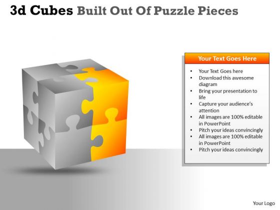 Consulting Diagram 3d Cubes Built Out Of Puzzle Pieces Marketing Diagram Consulting Diagram 3d Cubes Built Out Of Puzzle Pieces Marketing Diagram