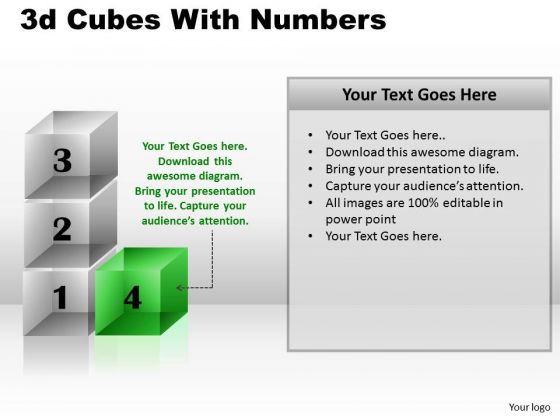 Consulting Diagram 3d Cubes With Numbers Sales Diagram Consulting Diagram 3d Cubes With Numbers Sales Diagram