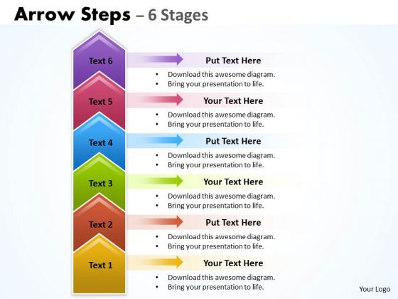 Consulting Diagram Arrow Steps 6 Stages Colorful Strategy Diagram Consulting Diagram Arrow Steps 6 Stages Colorful Strategy Diagram