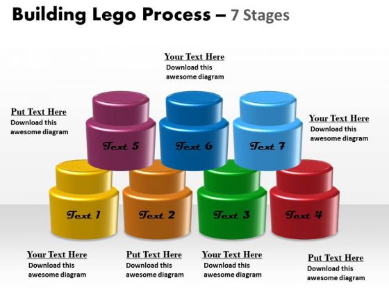 Consulting Diagram Building Lego Process 7 Stages Strategic Management