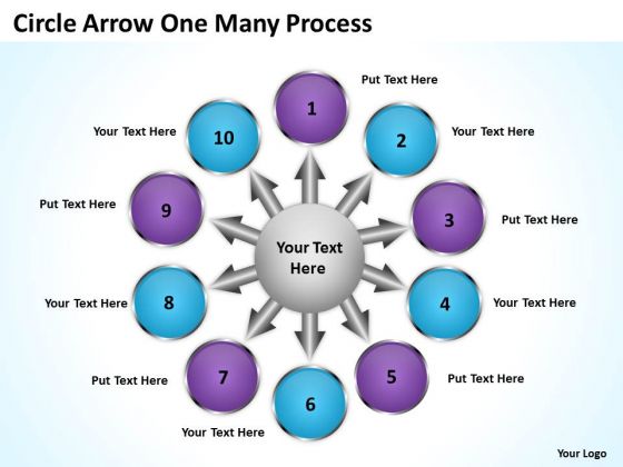 Consulting Diagram Circle Arrow One Many Process Strategic Management Consulting Diagram Circle Arrow One Many Process Strategic Management