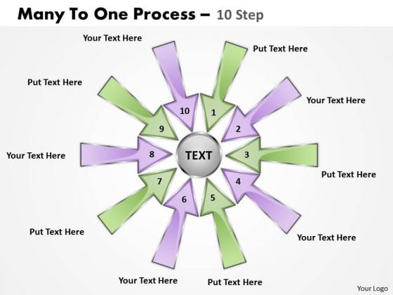 Consulting Diagram Many To One Process 10 Step Marketing Diagram Consulting Diagram Many To One Process 10 Step Marketing Diagram