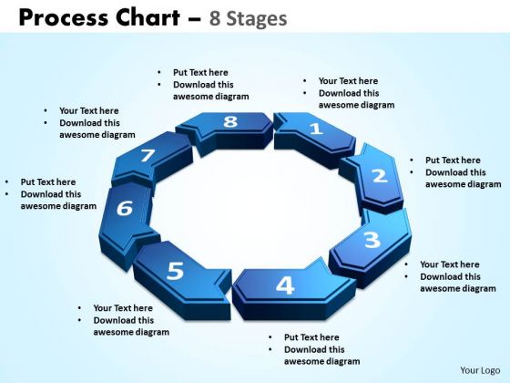 Consulting Diagram Process Chart 8 Stages Strategy Diagram