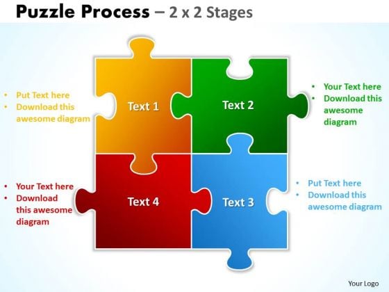 Consulting Diagram Puzzle Process 2 X 2 Stages Strategy Diagram Consulting Diagram Puzzle Process 2 X 2 Stages Strategy Diagram