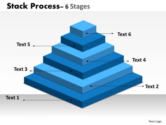 Consulting Diagram Stack Process 6 Stages Of Business Marketing Diagram