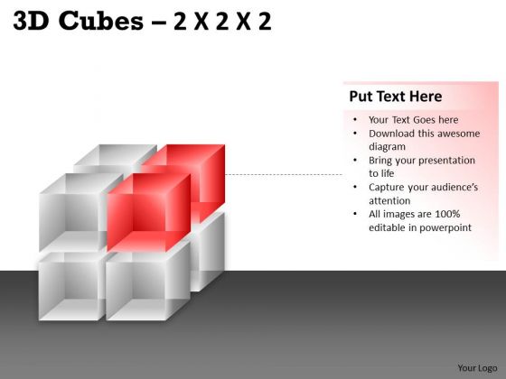 Marketing Diagram 3d Cubes 2x2x2 Consulting Diagram Marketing Diagram 3d Cubes 2x2x2 Consulting Diagram