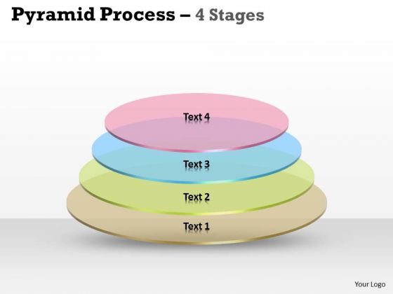 Marketing Diagram 4 Staged Circular Process Design Consulting Diagram