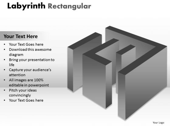 Marketing Diagram Labyrinth Rectangular Business Framework Model