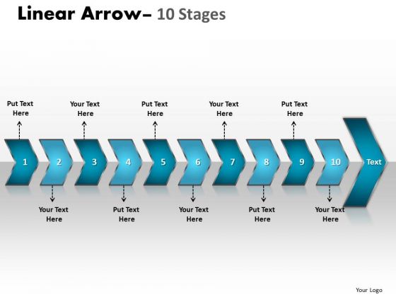 Marketing Diagram Linear Arrow 10 Stages Sales Diagram Marketing Diagram Linear Arrow 10 Stages Sales Diagram
