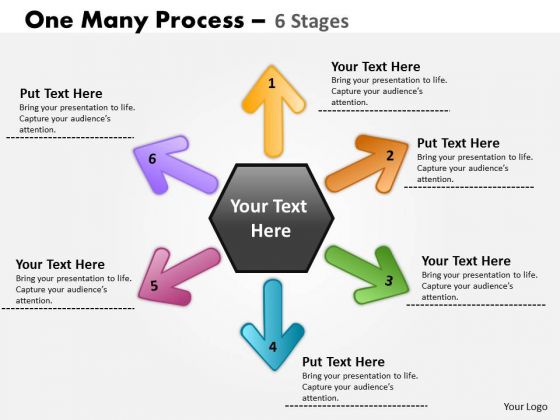 Marketing Diagram One Many Process 6 Stage Business Framework Model Marketing Diagram One Many Process 6 Stage Business Framework Model