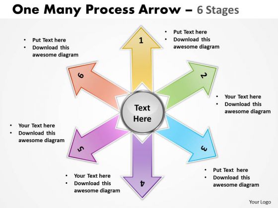 Marketing Diagram One Many Process Arrow 6 Stages Business Framework Model Marketing Diagram One Many Process Arrow 6 Stages Business Framework Model