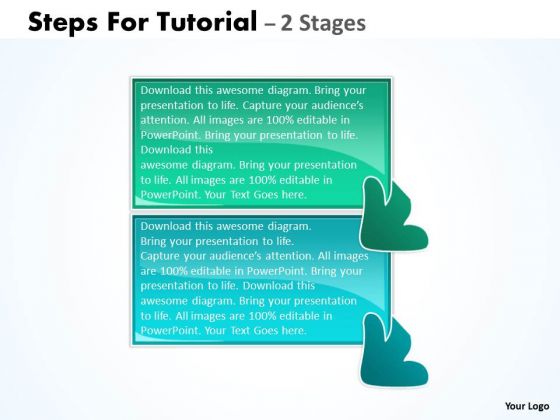 Marketing Diagram Steps For Tutorial 2 Stages Sales Diagram Marketing Diagram Steps For Tutorial 2 Stages Sales Diagram