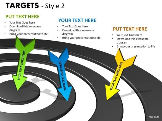 Marketing Diagram Targets Style 2 Consulting Diagram