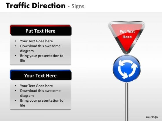 Marketing Diagram Traffic Direction Signs Consulting Diagram