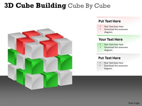 Mba Models And Frameworks 3d Cube Building Cube By Cube Strategic Management