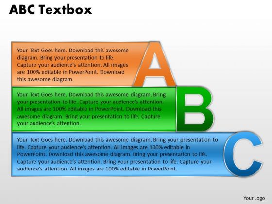 Mba Models And Frameworks Abc Textbox Sales Diagram
