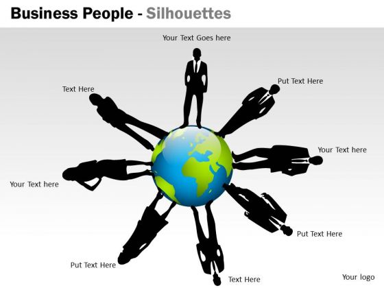 Mba Models And Frameworks Business People Silhouettes Strategy Diagram