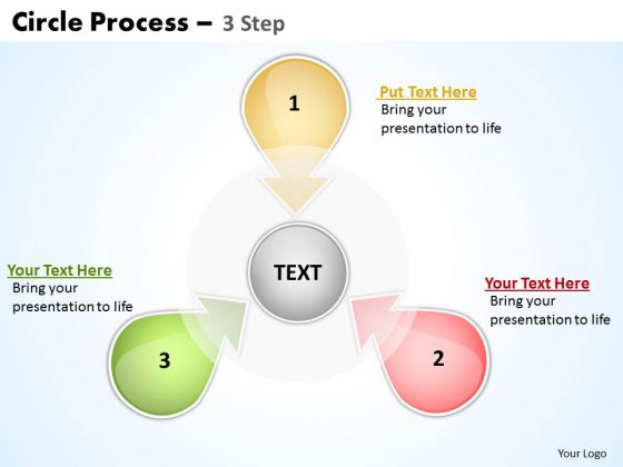Mba Models And Frameworks Circle Process 3 Step 4 Strategy Diagram