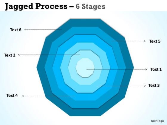 Mba Models And Frameworks Concentric Proces 6 Stages Marketing Diagram