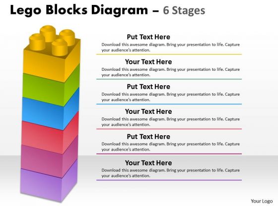 Mba Models And Frameworks Lego Blocks Diagram 6 Stages Strategic Management