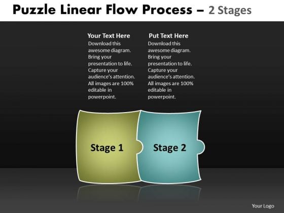 Puzzle Linear Flow Process 2 Stages