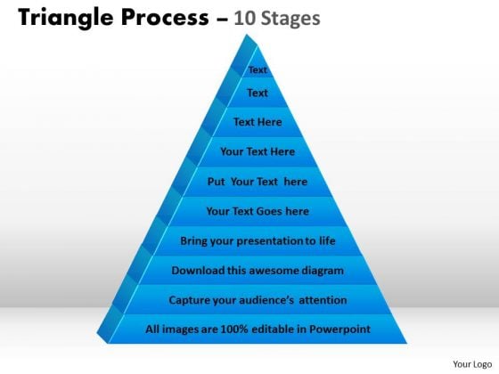 Sales Diagram 10 Staged Triangle Process Flow Consulting Diagram Sales Diagram 10 Staged Triangle Process Flow Consulting Diagram