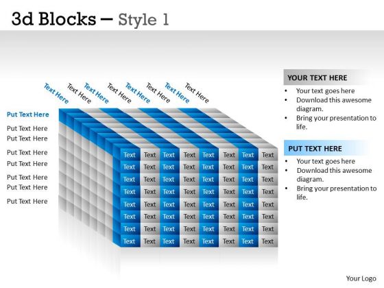 Sales Diagram 3d Blocks Style Mba Models And Frameworks Sales Diagram 3d Blocks Style Mba Models And Frameworks