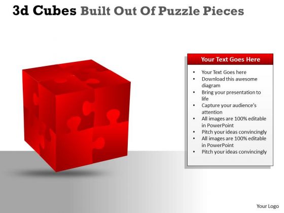 Sales Diagram 3d Cubes Built Out Of Puzzle Pieces Consulting Diagram Sales Diagram 3d Cubes Built Out Of Puzzle Pieces Consulting Diagram
