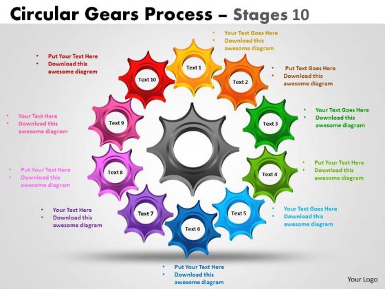 Sales Diagram Circular Gears Process Stages 10 Consulting Diagram Sales Diagram Circular Gears Process Stages 10 Consulting Diagram