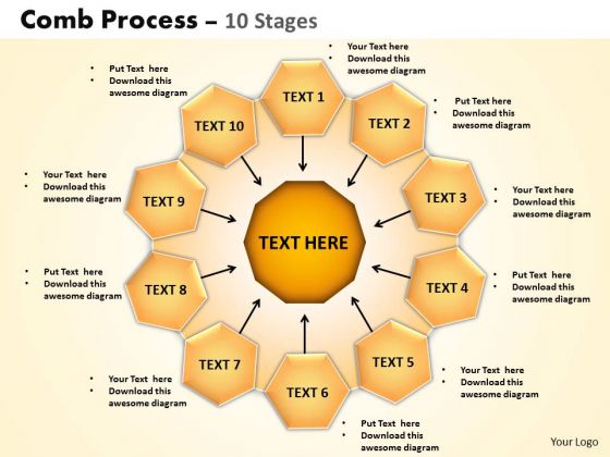 Sales Diagram Comb Process 10 Stages PowerPoint Slides Strategy Diagram Sales Diagram Comb Process 10 Stages PowerPoint Slides Strategy Diagram