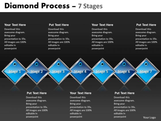 Sales Diagram Diamond Process 7 Stages Consulting Diagram Sales Diagram Diamond Process 7 Stages Consulting Diagram