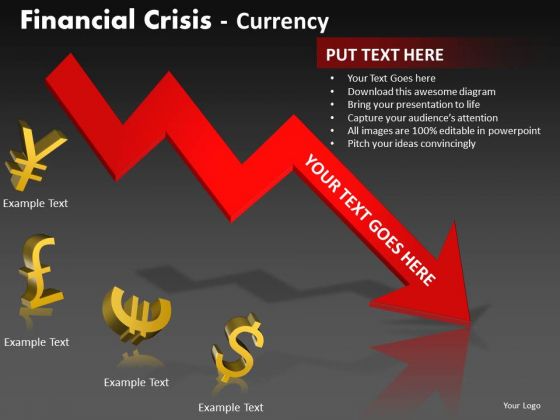 Sales Diagram Financial Crisis Currency Marketing Diagram