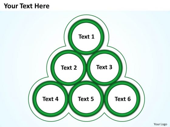 Sales Diagram Green Your Text Here Business Framework Model