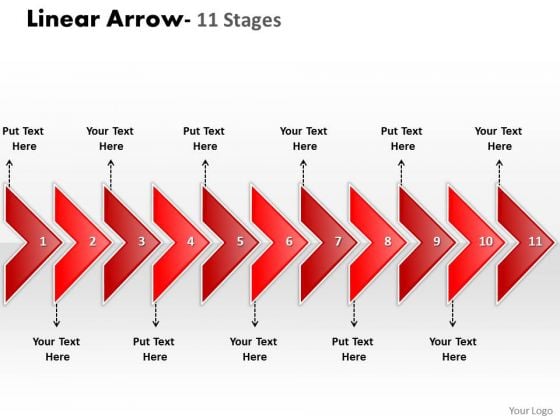 Sales Diagram Linear Arrow 11 Stages Consulting Diagram Sales Diagram Linear Arrow 11 Stages Consulting Diagram