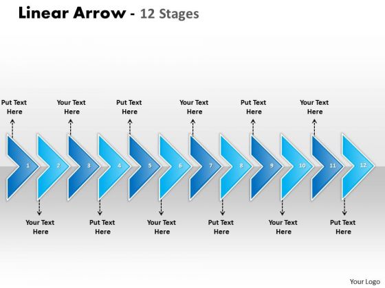 Sales Diagram Linear Arrow 12 Stages Consulting Diagram Sales Diagram Linear Arrow 12 Stages Consulting Diagram