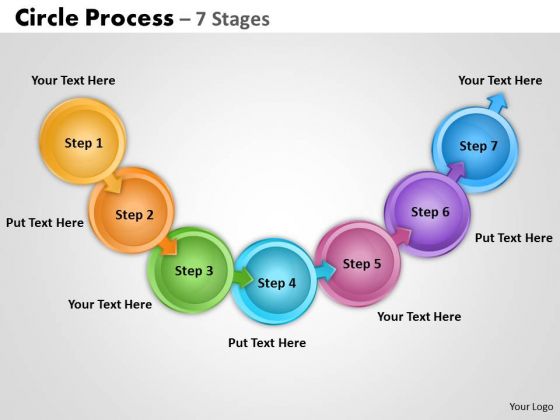 Sales Diagram Linear Flow Step Marketing Diagram
