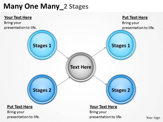Sales Diagram Many One Many 2 Stages 5 Business Diagram Sales Diagram Many One Many 2 Stages 5 Business Diagram