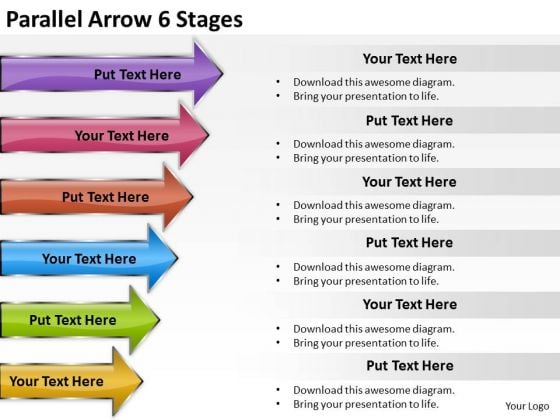 Sales Diagram Parallel Arrow 6 Stages Mba Models And Frameworks Sales Diagram Parallel Arrow 6 Stages Mba Models And Frameworks