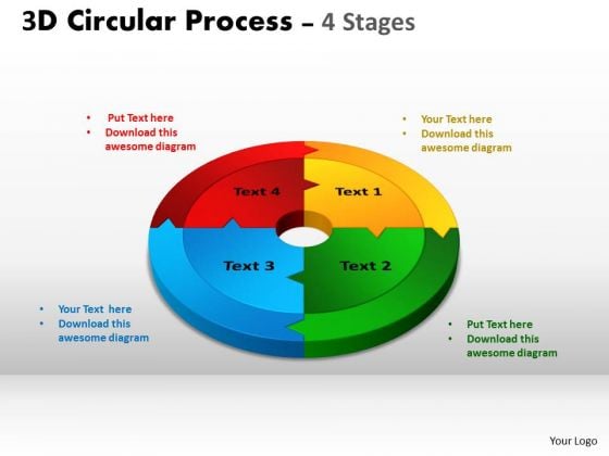 Strategic Management 3d Chart Ppt Templates Business Diagram