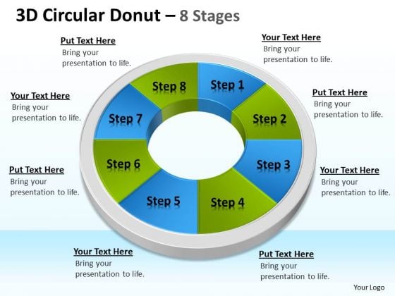 Strategic Management 3d Circular Donut 8 Stages Templates Consulting Diagram Strategic Management 3d Circular Donut 8 Stages Templates Consulting Diagram