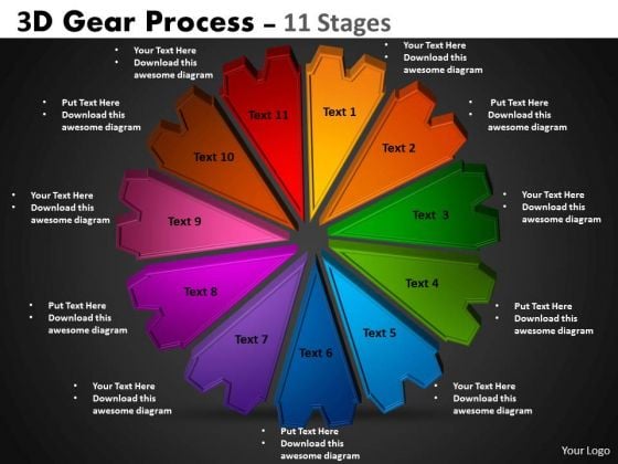 Strategic Management 3d Gear Process 11 Stages Business Diagram Strategic Management 3d Gear Process 11 Stages Business Diagram