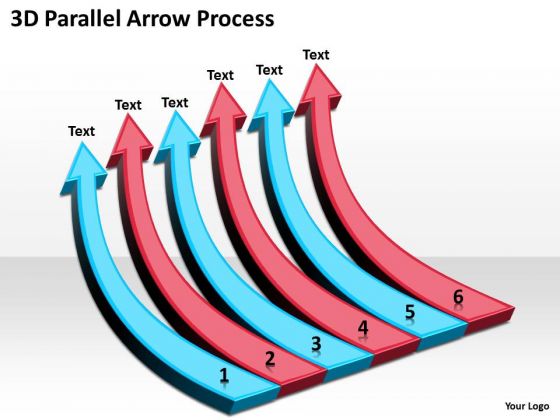 Strategic Management 3d Parallel Arrow Process Consulting Diagram Strategic Management 3d Parallel Arrow Process Consulting Diagram